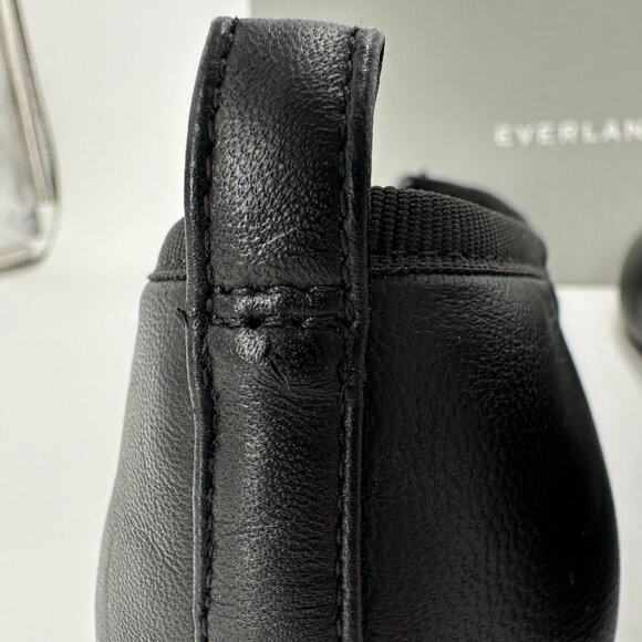 Everlane The Italian Leather Day Ballet Flats size 9.5 Women's Black posd - Picture 3 of 7